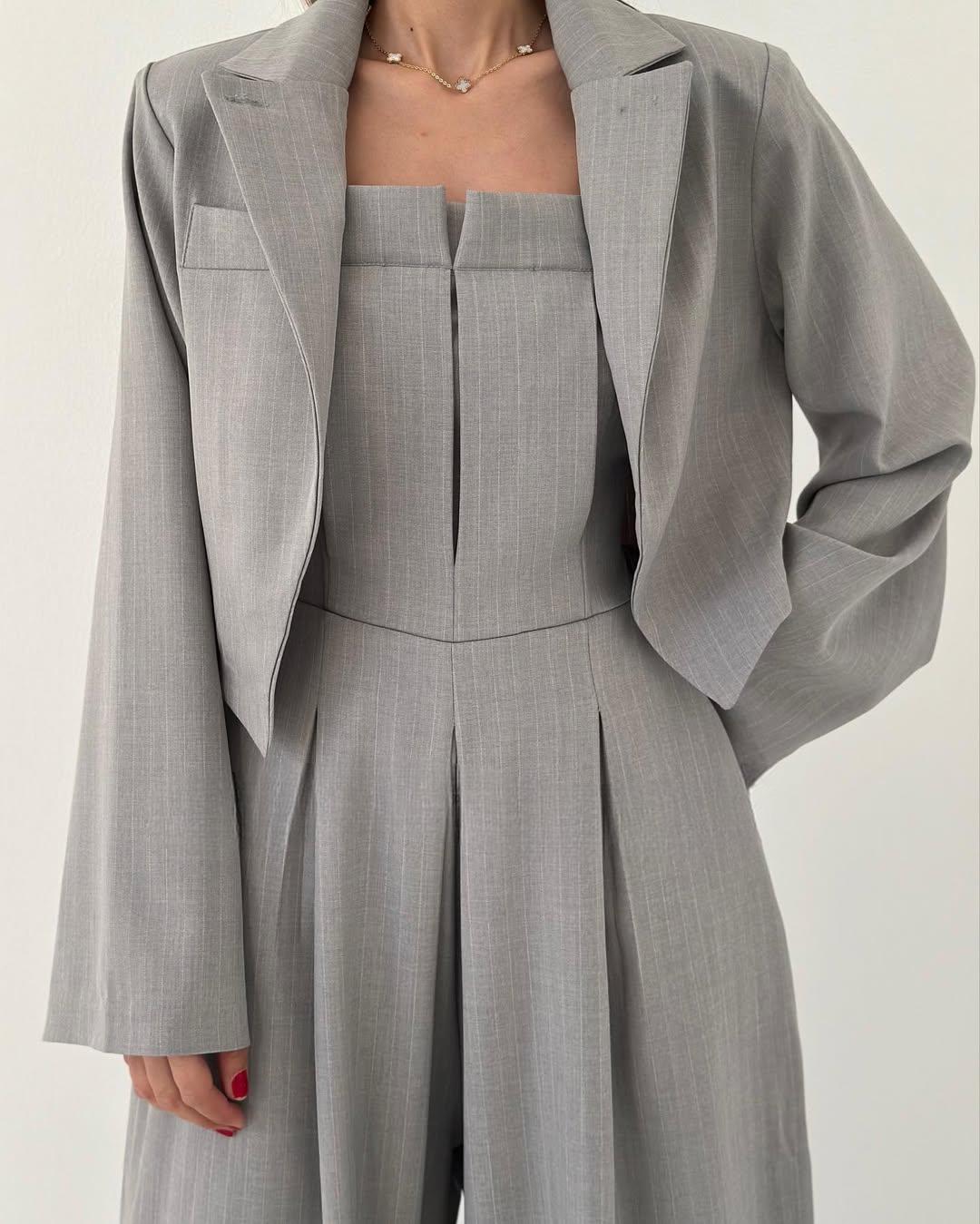 Ana - Ženski komplet – bustier i jakna – elegantan i moderan stil