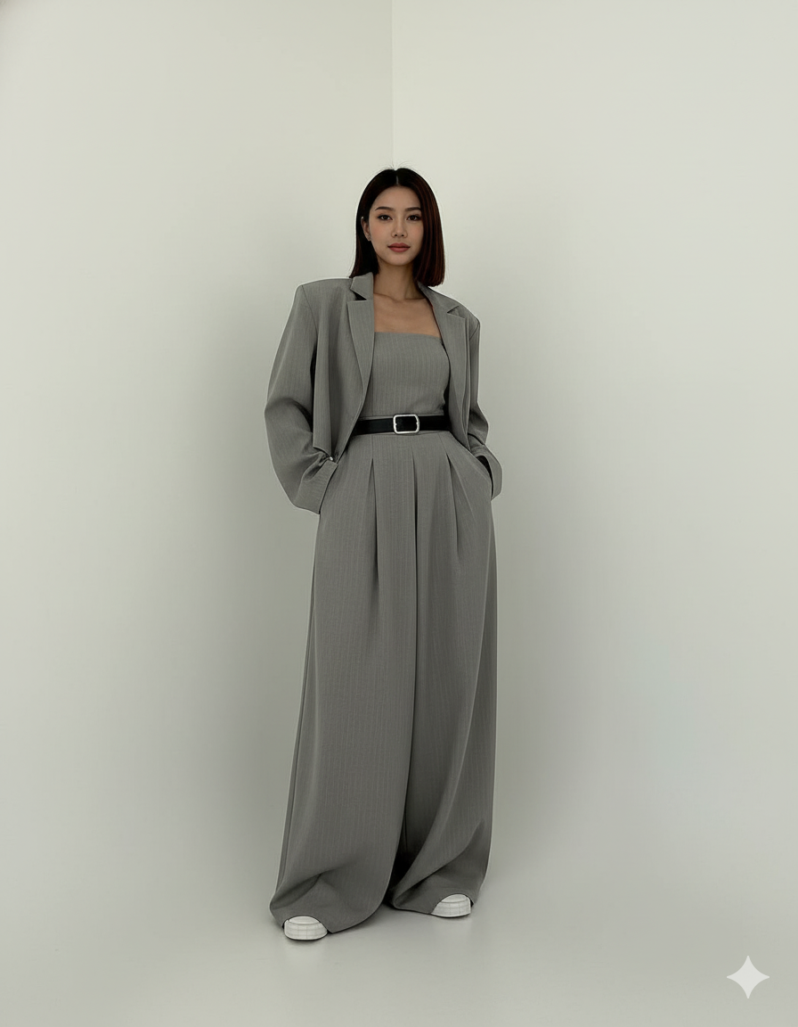 Ana - Ženski komplet – bustier i jakna – elegantan i moderan stil